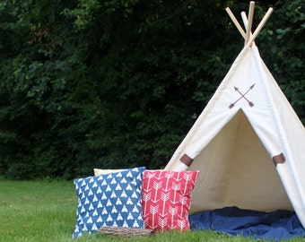 Friendship Teepee, Canvas Teepee Available in Five Sizes, Can Include Window, Play Tent, Kids Teepee Tent, Playhouse