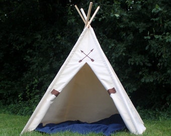 XL Canvas Teepee Tent, Party Teepee, Three Great Sizes to Choose From