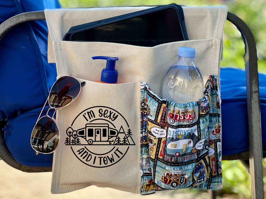 Chair Caddy Camping Chair Caddy Lounge and Beach Chair Etsy