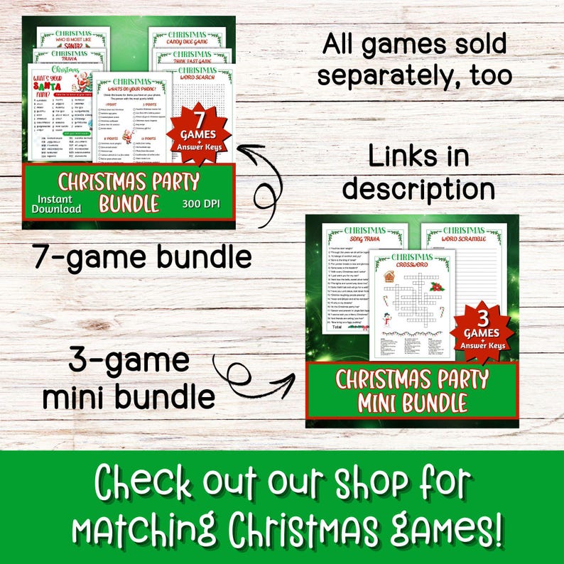Christmas Trivia, Holiday Trivia, Christmas Trivia Party Games