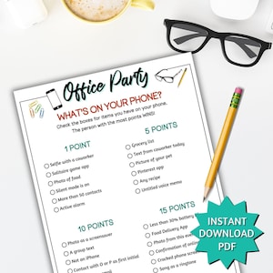 Office Whats on Your Phone Game, Icebreaker Games for Work, Team Building Activities, Office Group Games, Staff Team Building Games