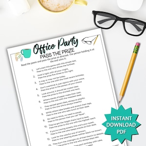 Office Games Pass the Prize, Office Group Games, Staff Appreciation, Team Building Activities,  Icebreaker Games, Team Building Games
