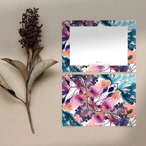 Acuarela de jardín / Juego de papelería / Tarjetas & Sobres / 4x5.5 / Personalizado / Monograma / Tarjeta de notas / Gracias / Boda / Día de las Madres / Para ella