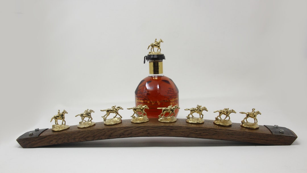 Blanton's Bourbon Stopper Display: Whiskey Barrel Stave, Optional