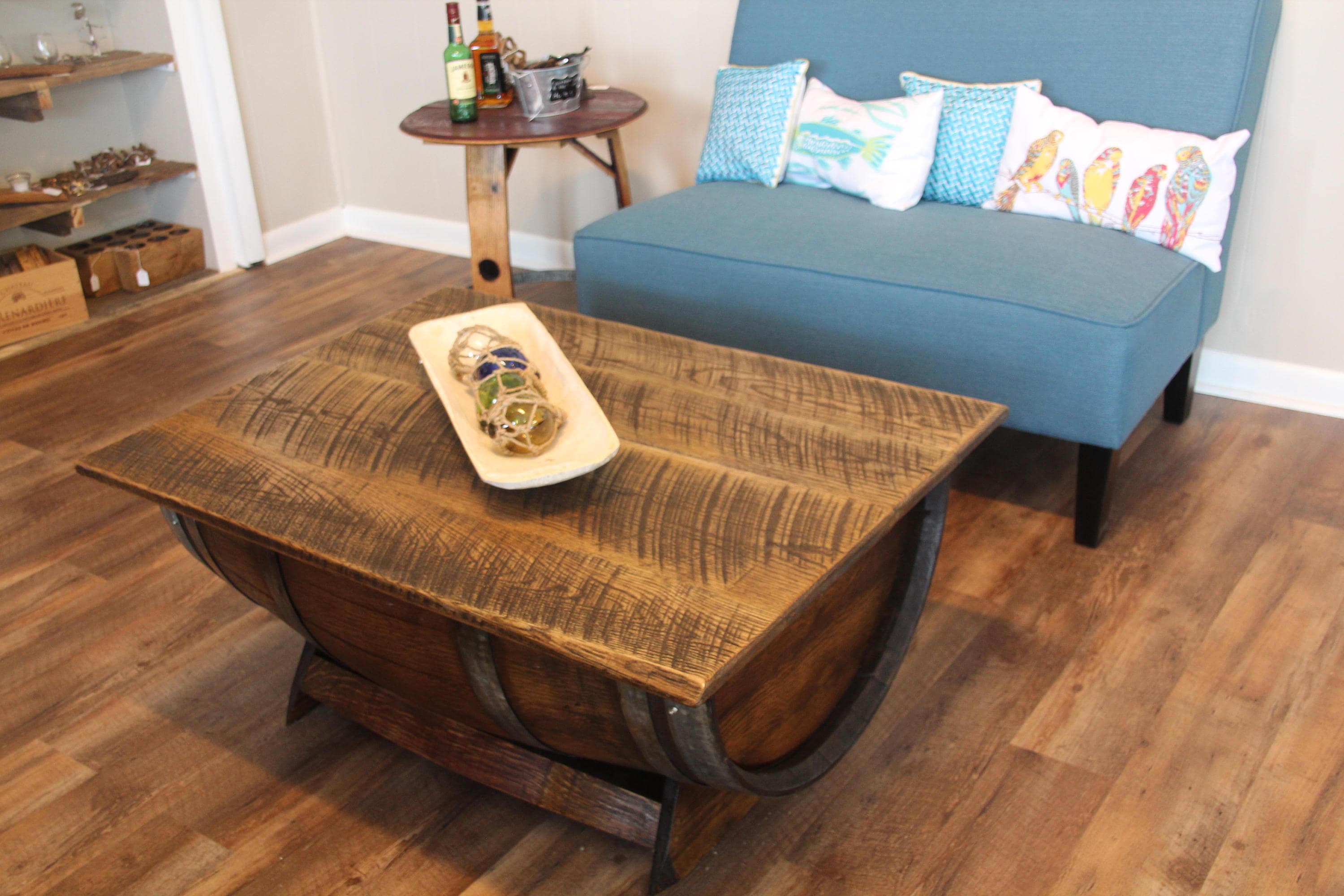 Barrel Coffee Table Express / Ready to Ship/ Coffee Table/ Etsy