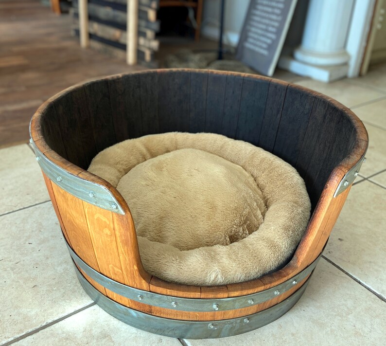 Pet Bed Made From Red Wine Barrel/ Dog Bed/ Cat Bed/ Pet Etsy