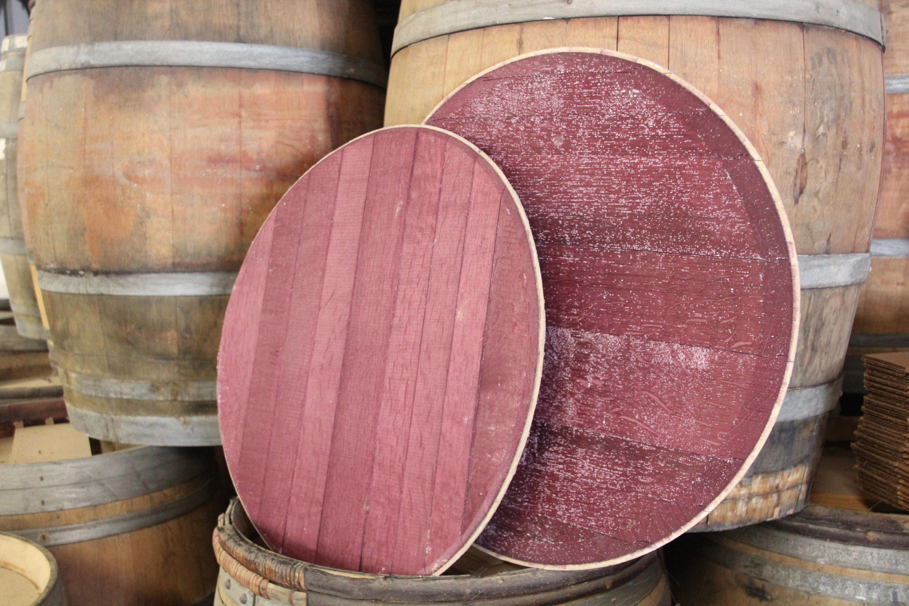 Reclaimed wine barrel head/ Wine barrel head/ barrel head/ Etsy
