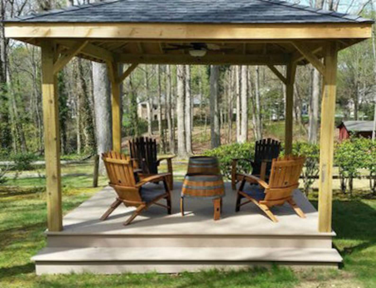 Wine Barrel Side Table/ Patio Table/ Outdoor Table/ End Etsy