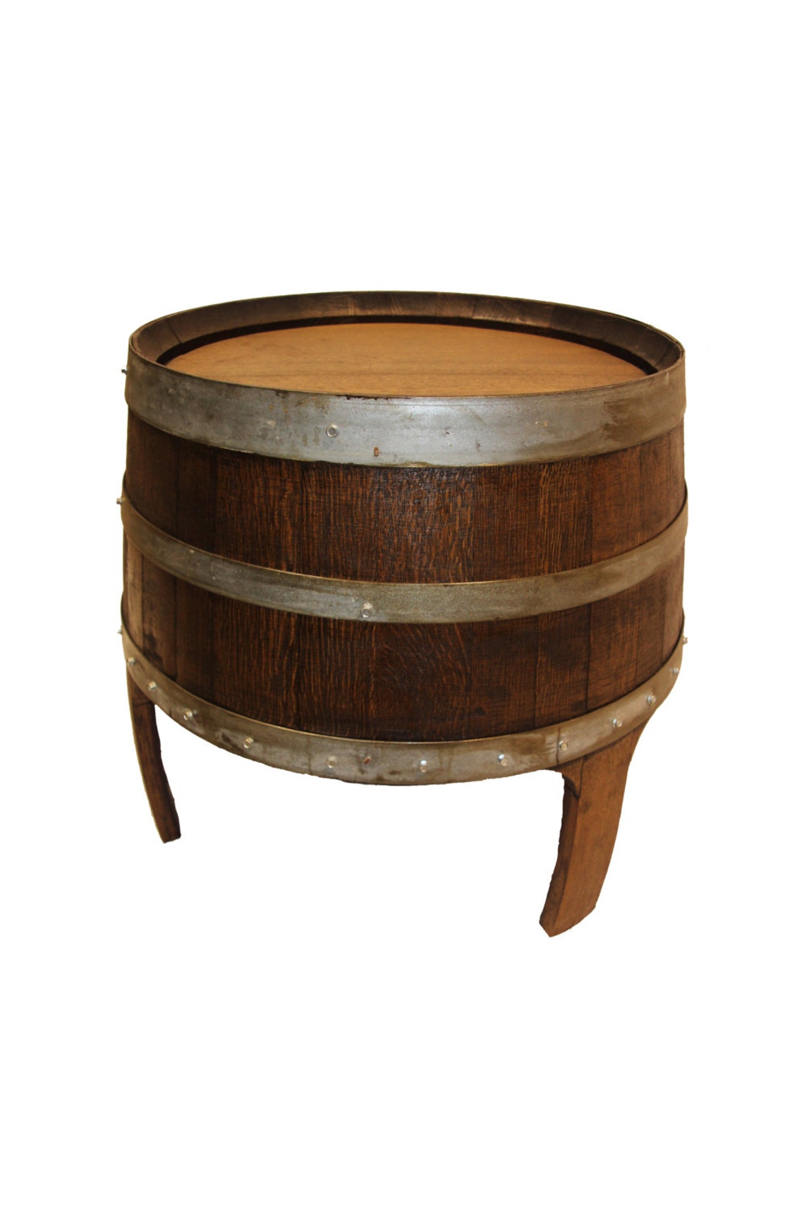 Wine Barrel Side Table/ Patio Table/ Outdoor Table/ End Etsy