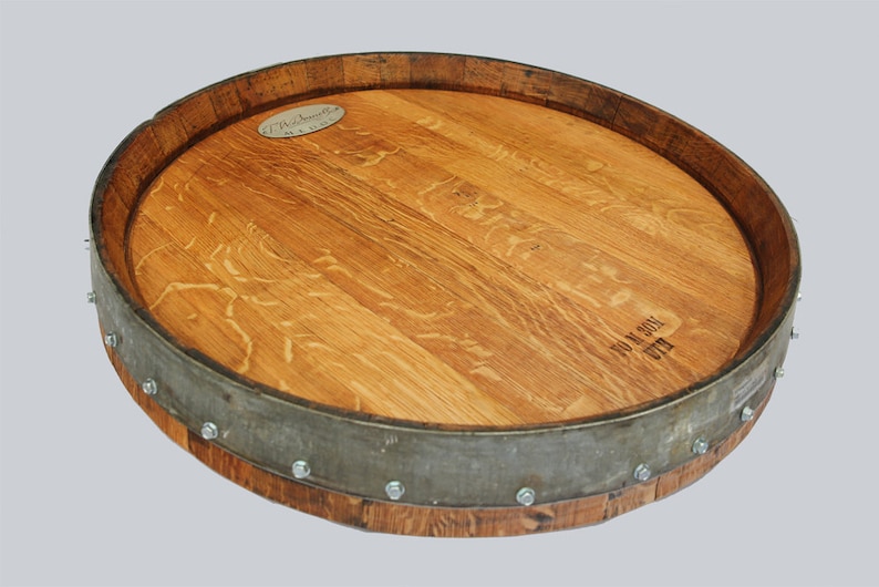 Barrel Head Lazy Susan/ lazy Susan/ Serving tray/ Barrel