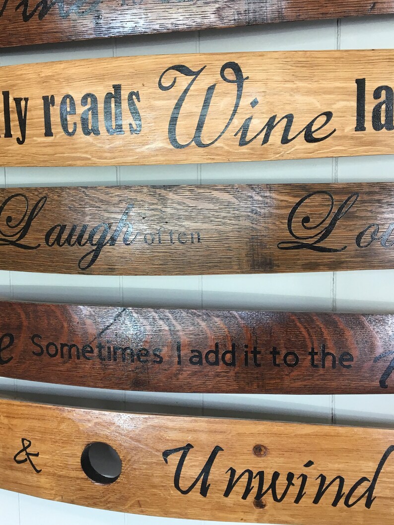 Custom Staves/ Wine Barrel Staves/ Personalized Staves/ Custom Etsy