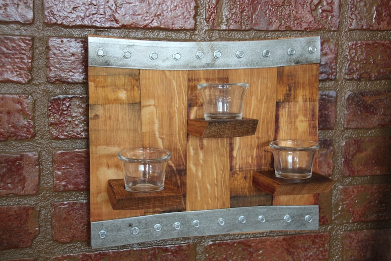 Wall Sconce 3 Votive Candle Holder/ Wall Lighting/ Tea Light Etsy