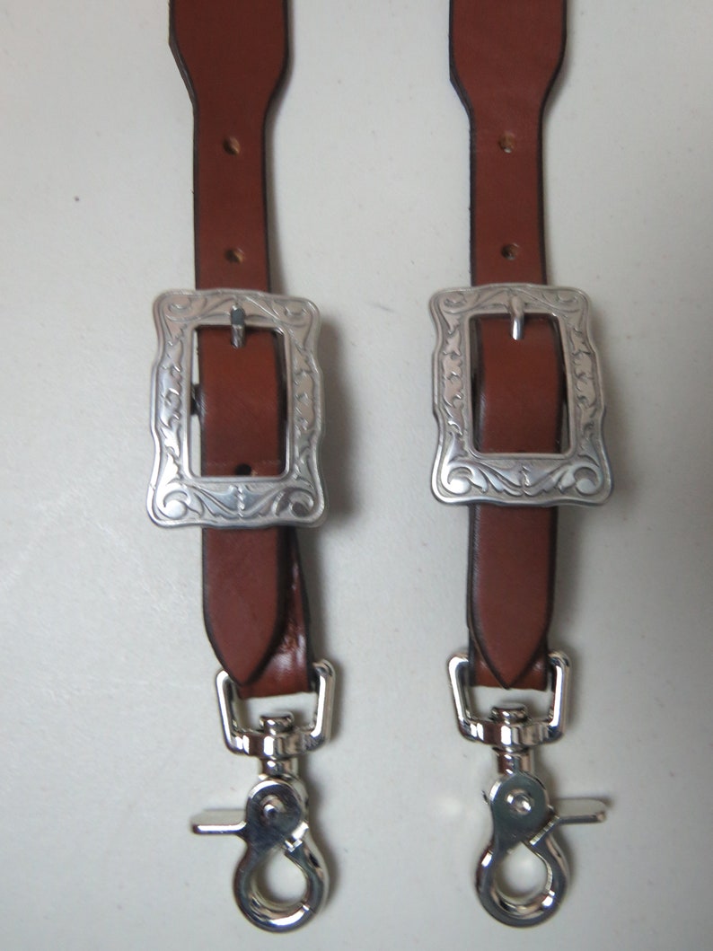 Mens Premium Leather Suspenders image 7