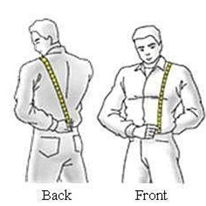 Mens Premium Leather Suspenders image 2