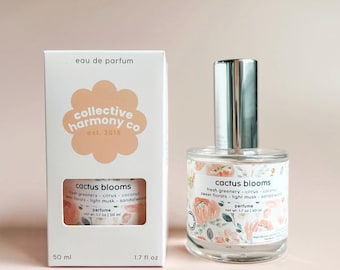 cactus blooms | eau de parfum | hand poured perfume | women's perfume | fresh fragrances