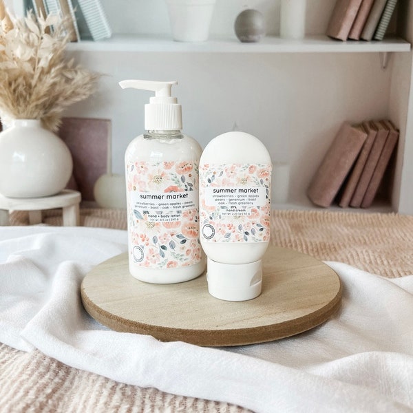 Sommermarkt | Shea + Aloe Vera Körperbutter | handgegossener Bodylotion