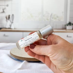florencia | spring perfume oil | hand poured rollerball perfume | organic perfume | citrus scents | fruity scents | womens fragrances