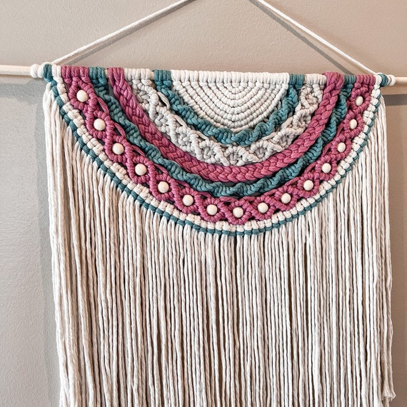 Half mandala 2024 macrame