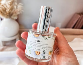 April Birth Month Flower Perfume - Yuzu Bergamot Sunflower Scent - 1.7 oz