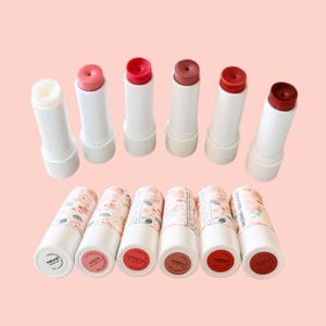 strawberry sorbet | natural tinted lip balm | self care gifts | gifts for her image 3