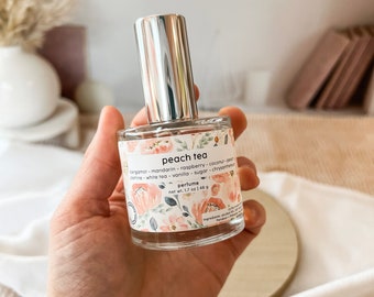 peach tea - hand poured perfume - eau de parfum