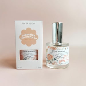Citrus Sunshine Eau de Parfum: Hand Poured Perfume, 1.7 oz