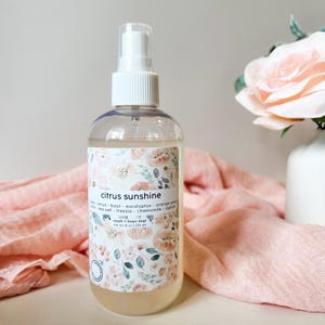 Citrus Sunshine Room & Linen Spray: Sweet Citrus Scent - 8 oz image 2