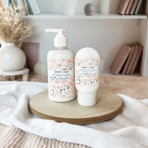 warm + cozy | shea + aloe vera body butter | hand poured body lotion
