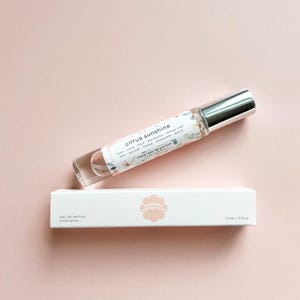 citrus sunshine | travel eau de parfum | perfume travel mist | fresh fragrances