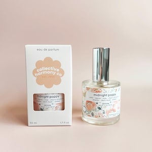 midnight poppy | eau de parfum | hand poured perfume | women's perfume | warm floral fragrances
