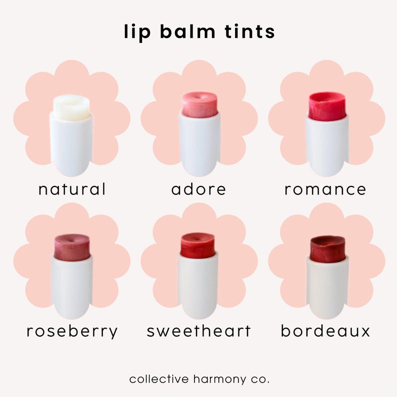 strawberry sorbet | natural tinted lip balm | self care gifts | gifts for her image 2