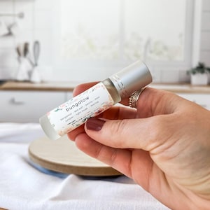 bungalow | spring perfume oil | hand poured rollerball perfume | organic perfume | beachy fragrances