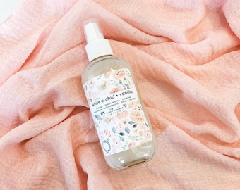 White Orchid Vanilla Room Spray: Deodorizing Linen Mist