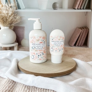 white orchid + vanilla | shea + aloe vera body butter | hand poured body lotion