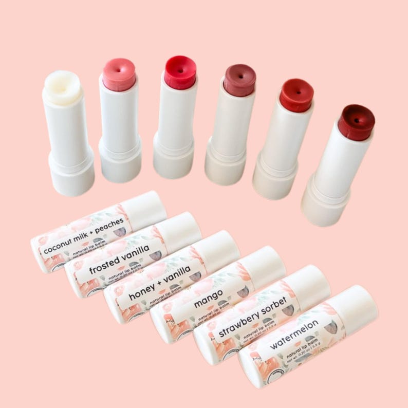 strawberry sorbet | natural tinted lip balm | self care gifts | gifts for her image 4