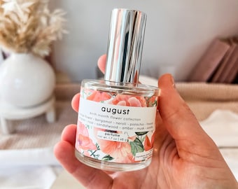 August Birth Month Perfume, Floral Scent, Orange Flower, Rose, Sandalwood, Vanilla, 1.7 oz