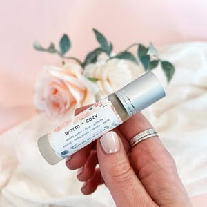 warm + cozy | perfume oil roller | hand poured perfume oil