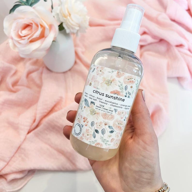 Citrus Sunshine Room & Linen Spray: Sweet Citrus Scent - 8 oz image 3
