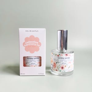 sunday soirée | spring perfume | hand poured perfume | eau de parfum | fruity fragrances | womens fragrances