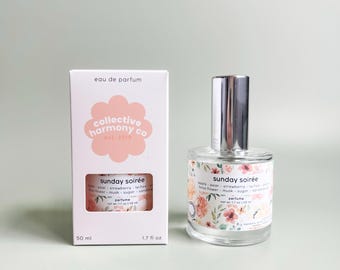 Sunday Soirée Perfume: Spring Floral Fruity Eau de Parfum (1.7 oz)