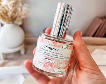 January birth flower perfume | birth flower fragrances |eau de parfum | birth flower gift | gifts for her | perfume for her
