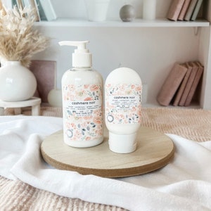 cashmere noir | shea + aloe vera body butter | hand poured body lotion