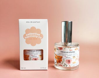hibiscus shores | summer perfume | hand poured perfume | eau de parfum | fruity scents | womens fragrances