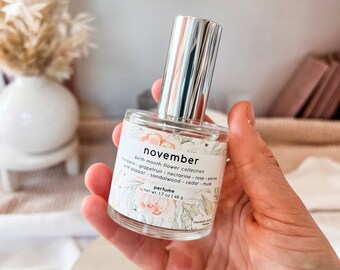 November Birth Flower Perfume: Peony Eau De Parfum Fragrance Scent | birth flower inspired perfume