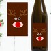 Rudolf Design Christmas Wine Label Printable - Etsy
