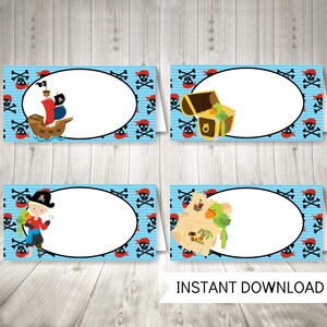 Pirate Party Printables, Boys Pirate Decor, Birthday Decorations, Printable Instant Download image 3