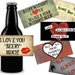 Printable Valentines Day Beer Labels, Easy Valentine's Day Gift for Him ...