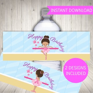 Ballerina Party Printable Set, Girls Birthday Party Decor Instant ...