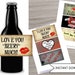 Printable Valentines Day Beer Labels, Easy Valentine's Day Gift for Him ...
