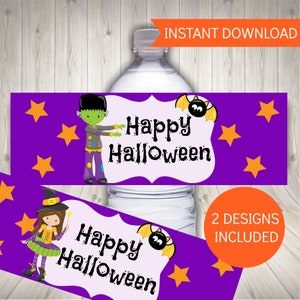 Halloween Party Printable Set, Halloween Decorations, Printable PDF Instant Download image 5